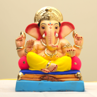 eco-friendly clay ganesh idol 10in