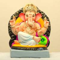 eco-friendly clay ganesh idol 15in