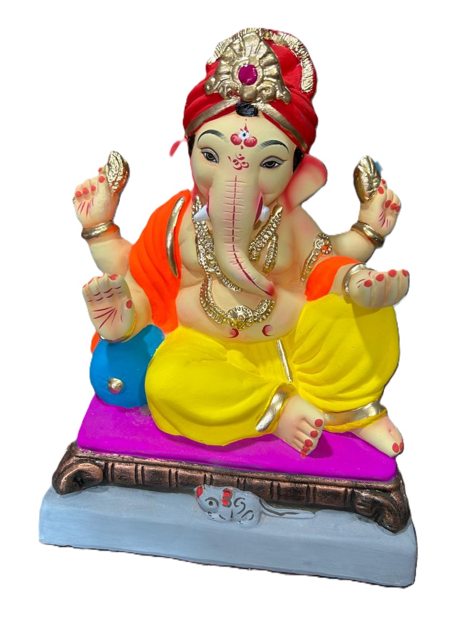 Eco-Friendly 12" Ganesh Immersion Idol 300023