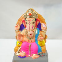 eco-friendly clay ganesh idol 8in