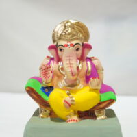 eco-friendly clay ganesh idol 8in