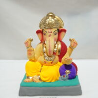 eco-friendly clay ganesh idol 10in