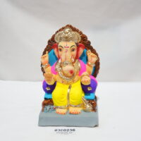 eco-friendly clay ganesh idol 10in