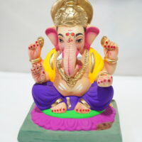 eco-friendly clay ganesh idol 10in