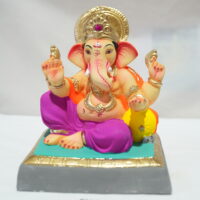 eco-friendly clay ganesh idol 12in