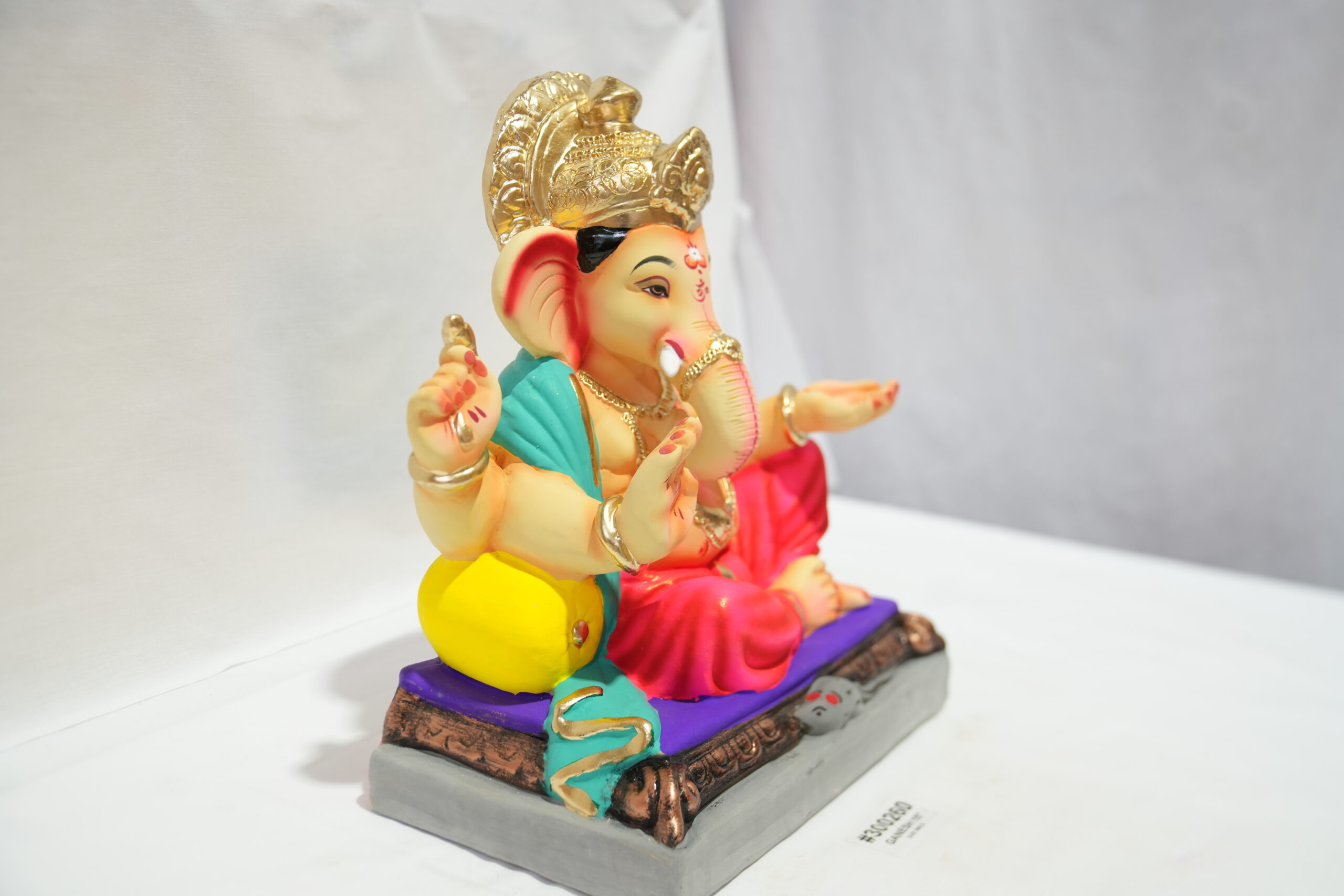 eco-friendly clay ganesh idol - Image 3