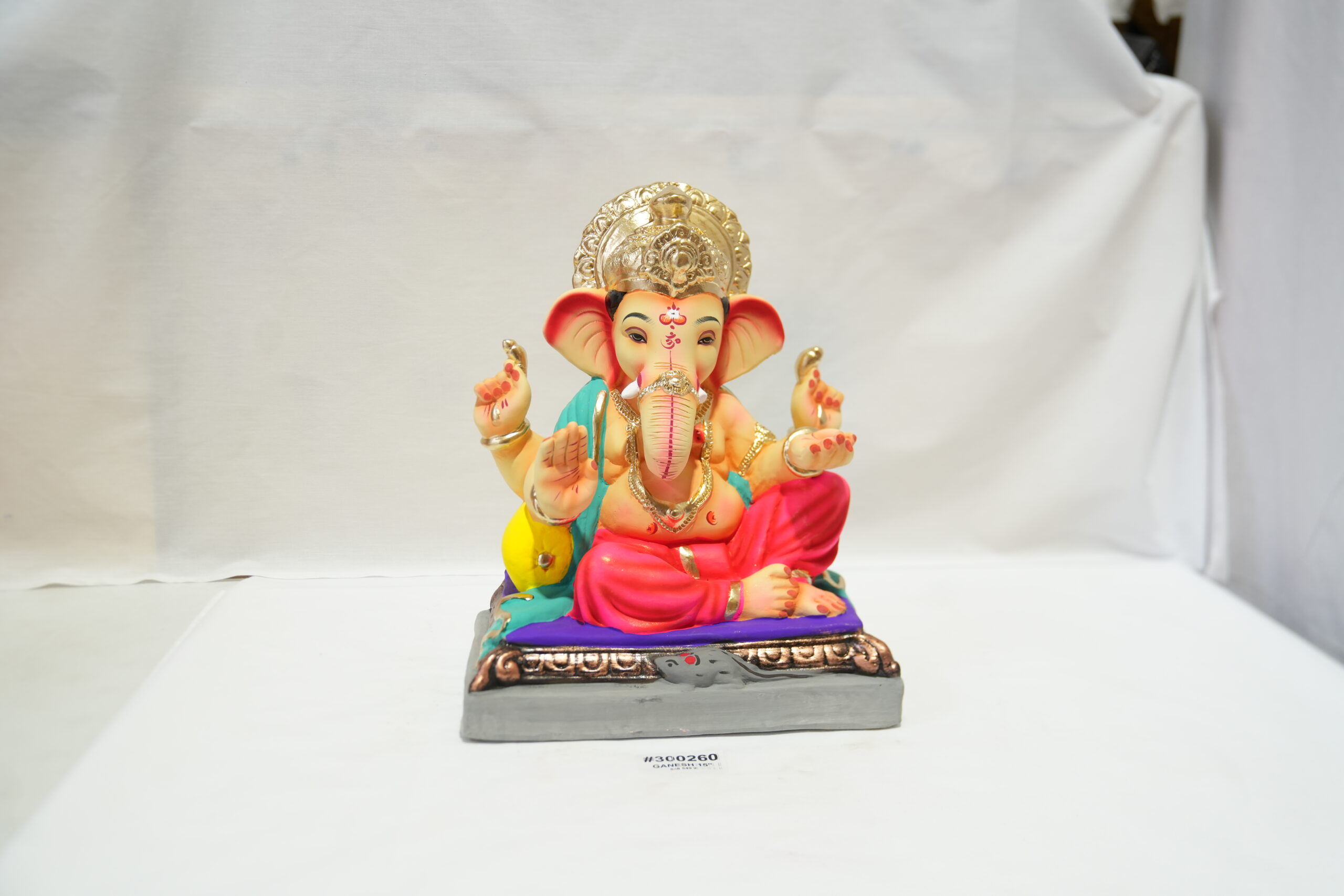 eco-friendly clay ganesh idol - Image 6