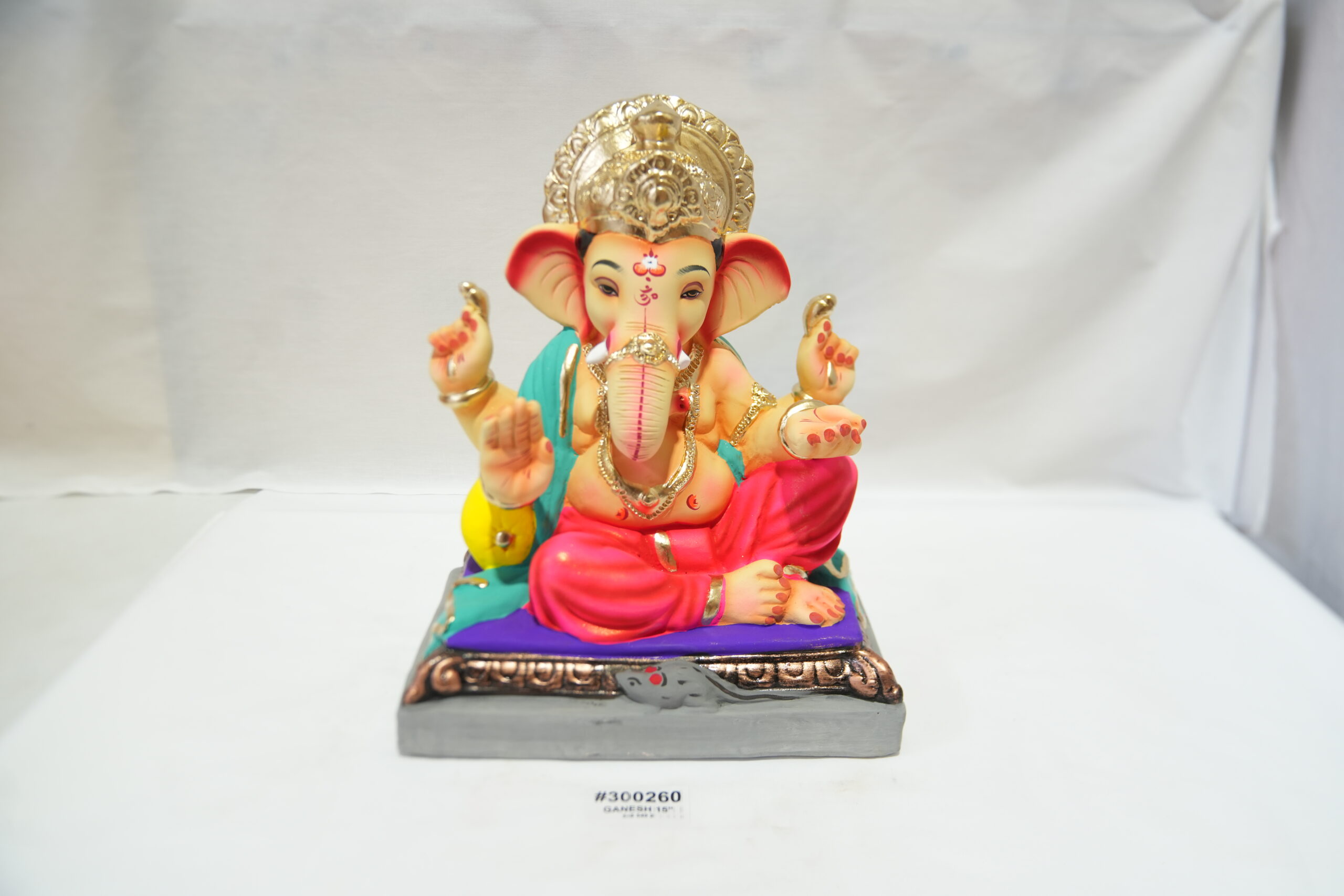 eco-friendly clay ganesh idol - Image 7
