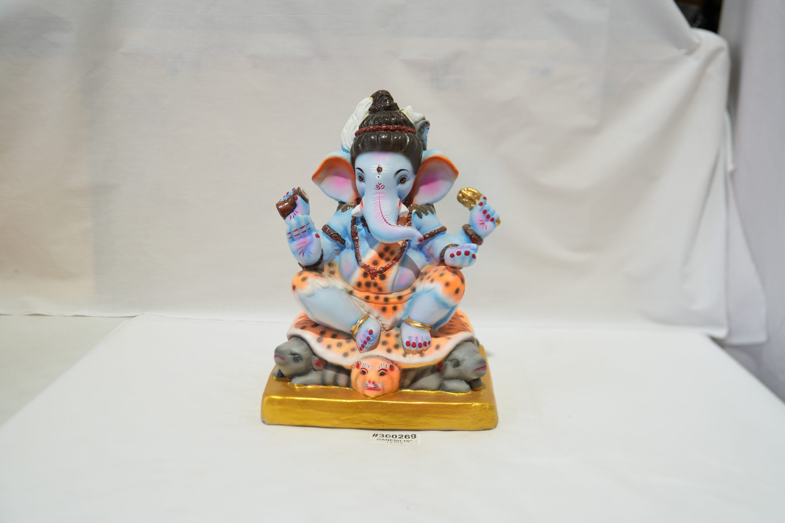 eco-friendly clay ganesh idol