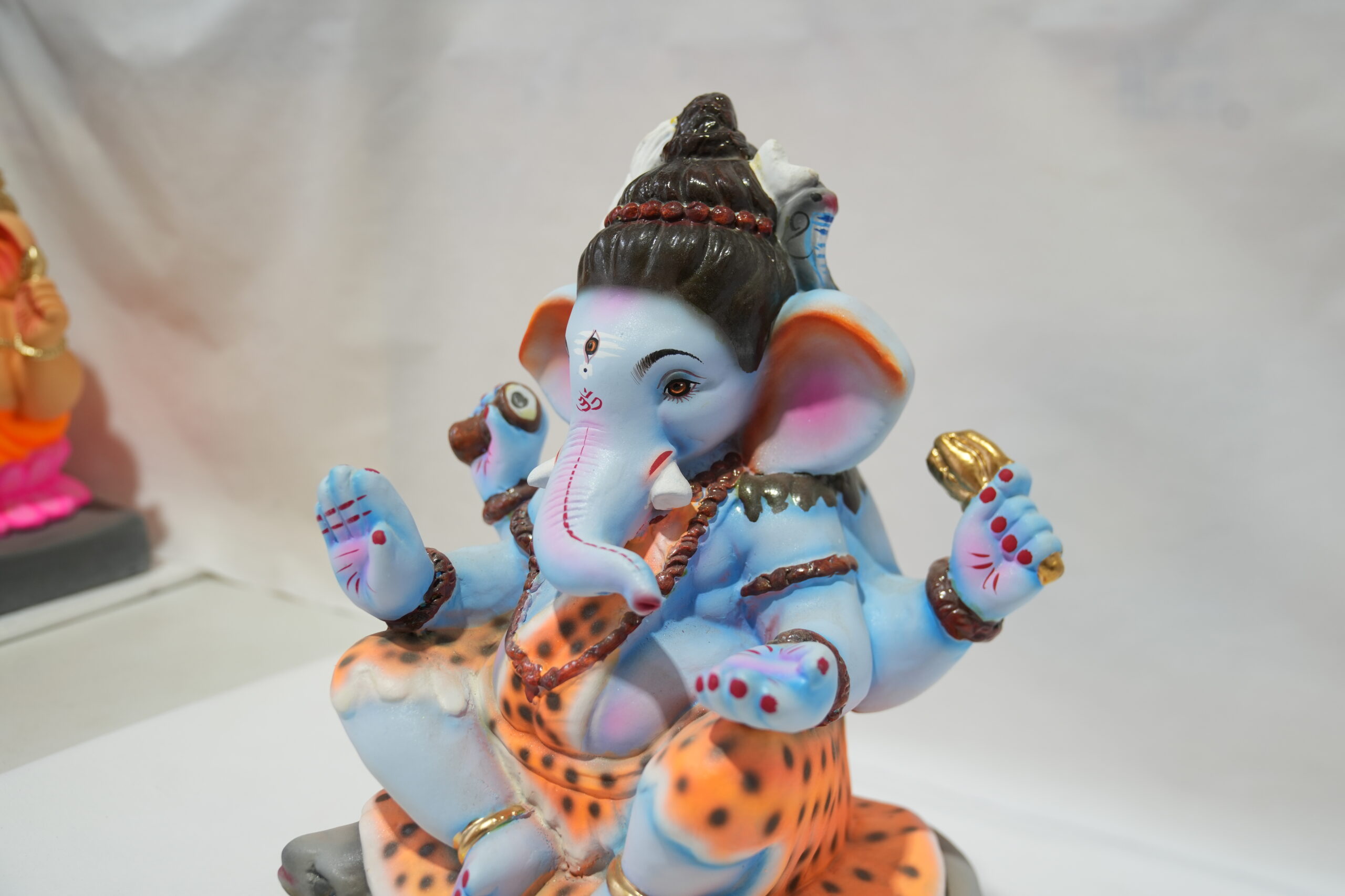eco-friendly clay ganesh idol - Image 7