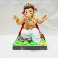 eco-friendly clay ganesh idol 18in