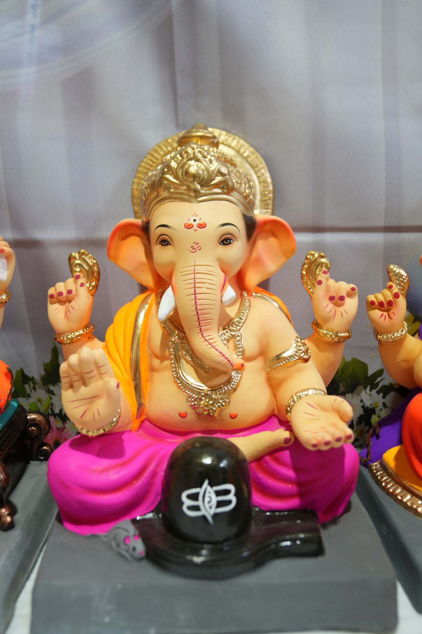 eco-friendly clay ganesh idol